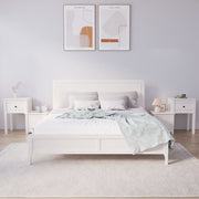 Nachtkastjes 2 st massief grenenhout wit 79,5x38x65,5 cm