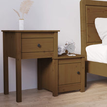 Nachtkastje 79,5X38X65,5 Cm Massief Grenenhout Honingbruin
