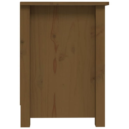 Tv-Meubel 03X36,5X52 Cm Massief Grenenhout Honingbruin