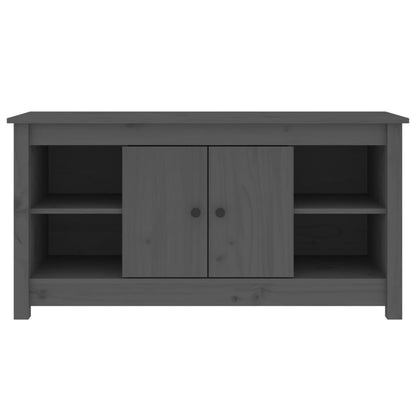 Tv-Meubel 03X36,5X52 Cm Massief Grenenhout Grijs