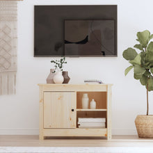 Tv-Meubel 70X36,5X52 Cm Massief Grenenhout 1 Naturel