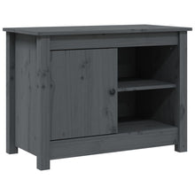 Tv-Meubel 70X36,5X52 Cm Massief Grenenhout Grijs