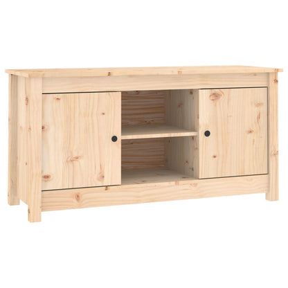 Tv-Meubel 03X36,5X52 Cm Massief Grenenhout Naturel