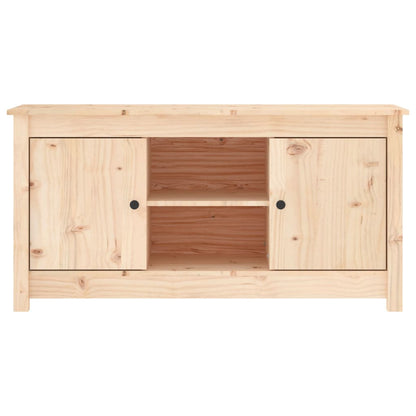 Tv-Meubel 03X36,5X52 Cm Massief Grenenhout Naturel