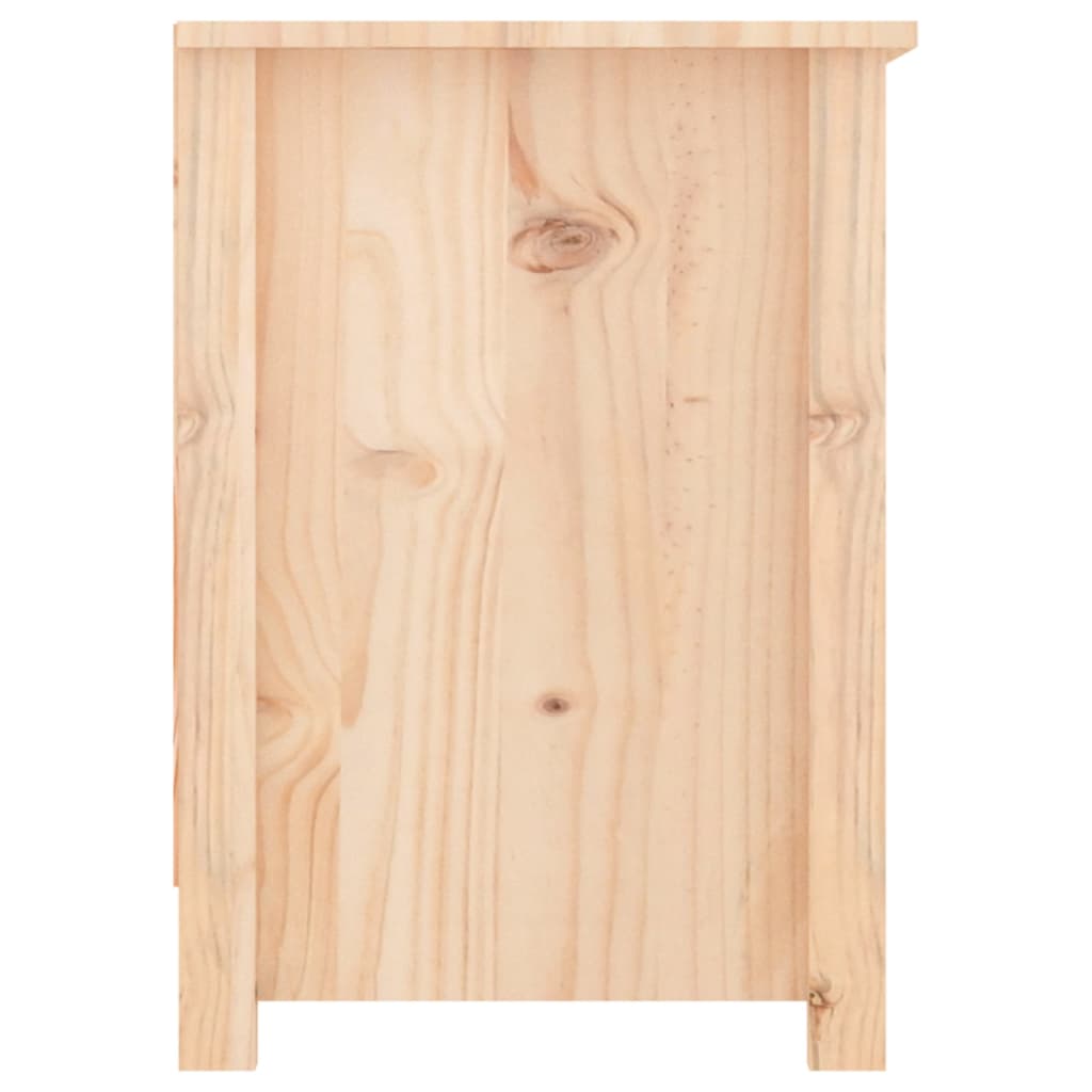 Tv-Meubel 03X36,5X52 Cm Massief Grenenhout Naturel
