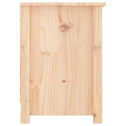 Tv-Meubel 03X36,5X52 Cm Massief Grenenhout Naturel