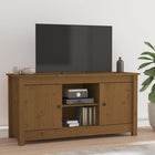 TV cabinet 103x36.5x52 cm solid pine honey brown
