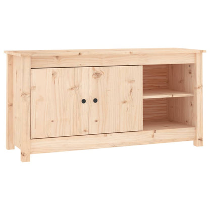 Tv-Meubel 03X36,5X52 Cm Massief Grenenhout Naturel