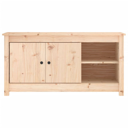 Tv-Meubel 03X36,5X52 Cm Massief Grenenhout Naturel