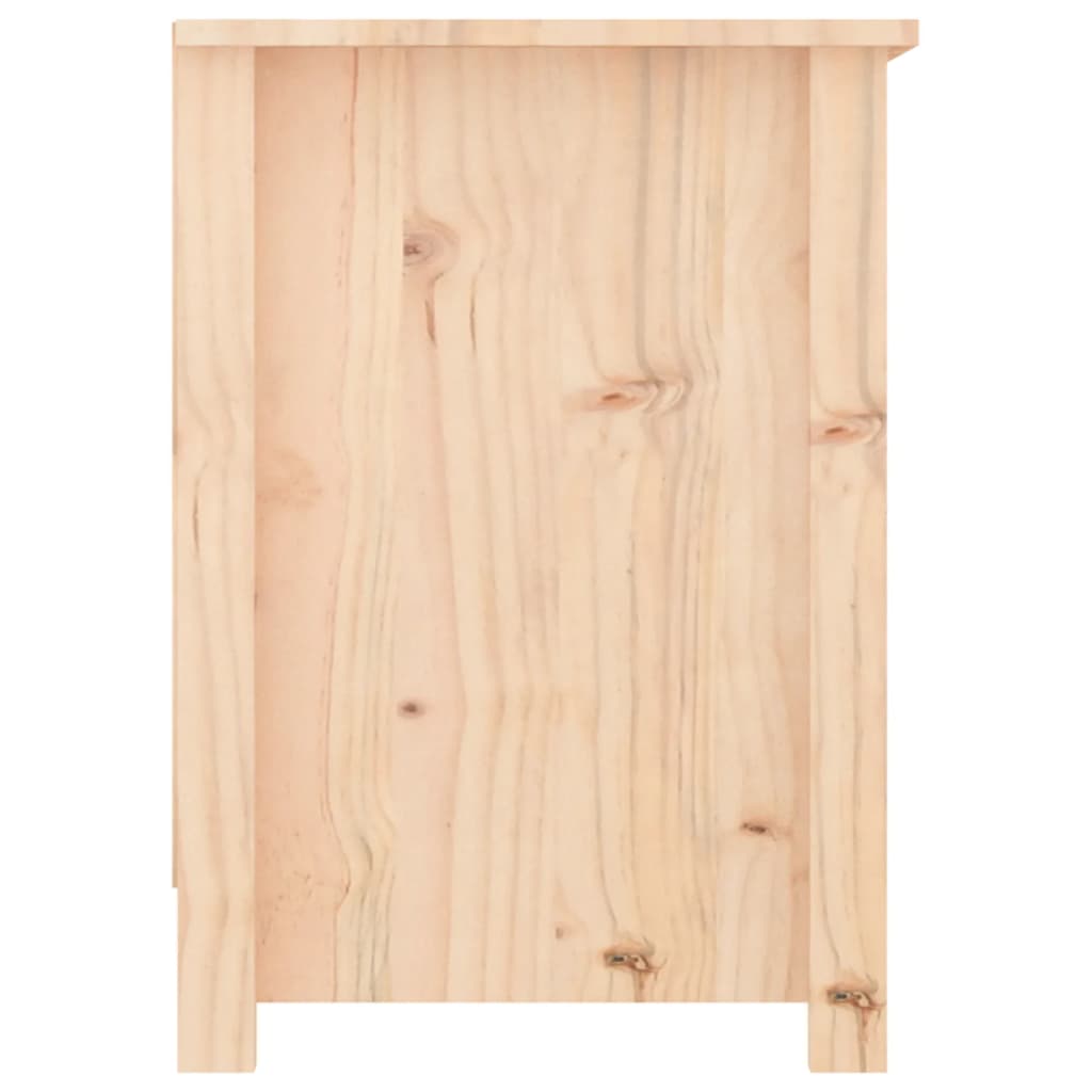 Tv-Meubel 03X36,5X52 Cm Massief Grenenhout Naturel