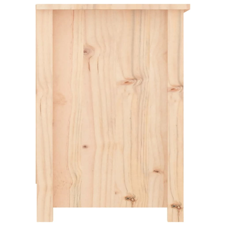Tv-Meubel 03X36,5X52 Cm Massief Grenenhout Naturel