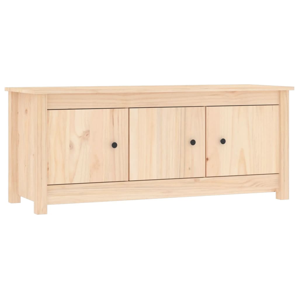 Schoenenkast 0X38X45,5 Cm Massief Grenenhout Naturel 1