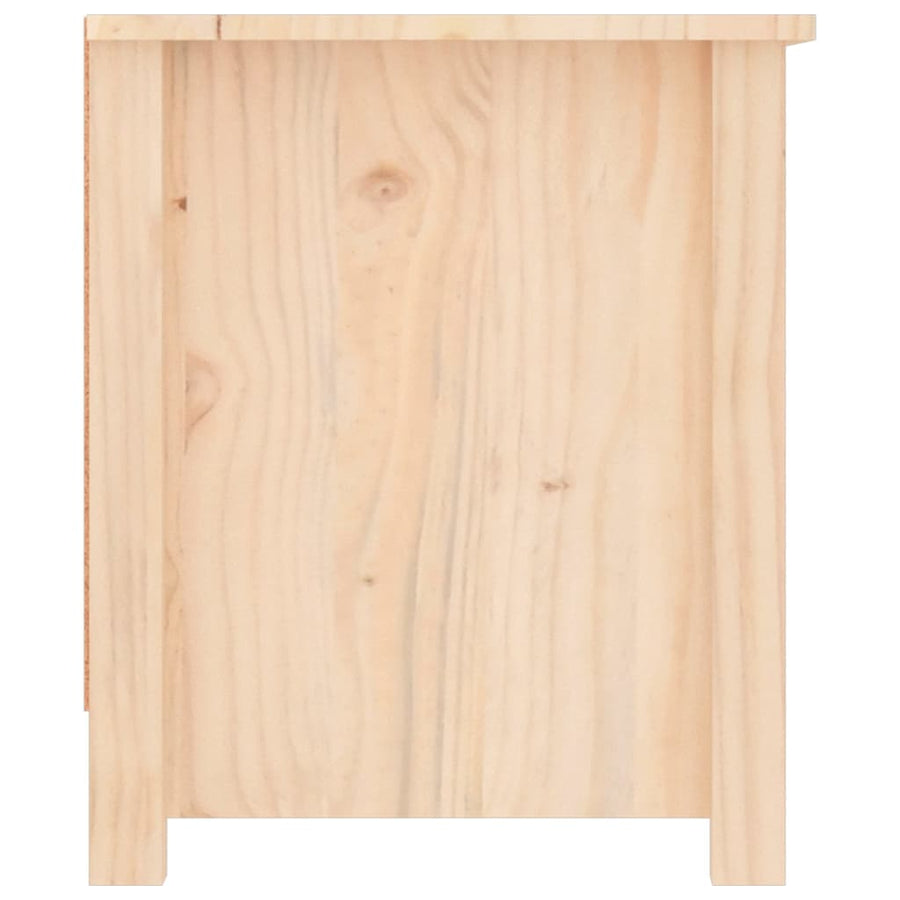 Schoenenkast 0X38X45,5 Cm Massief Grenenhout Naturel 1