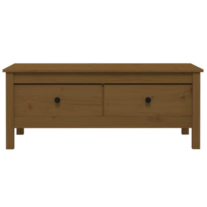 Salontafel 100X50X40 Cm Massief Grenenhout Honingbruin