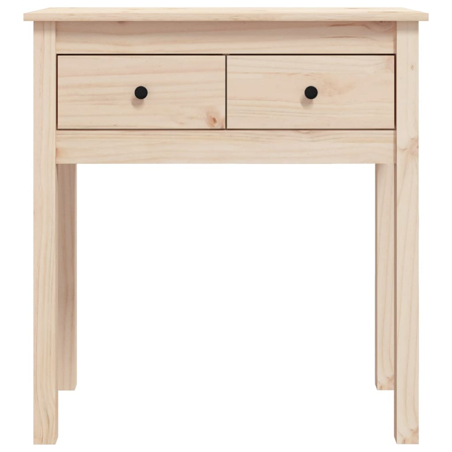 Wandtafel 70X35X75 Cm Massief Grenenhout