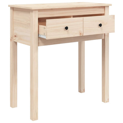 Wandtafel 70X35X75 Cm Massief Grenenhout
