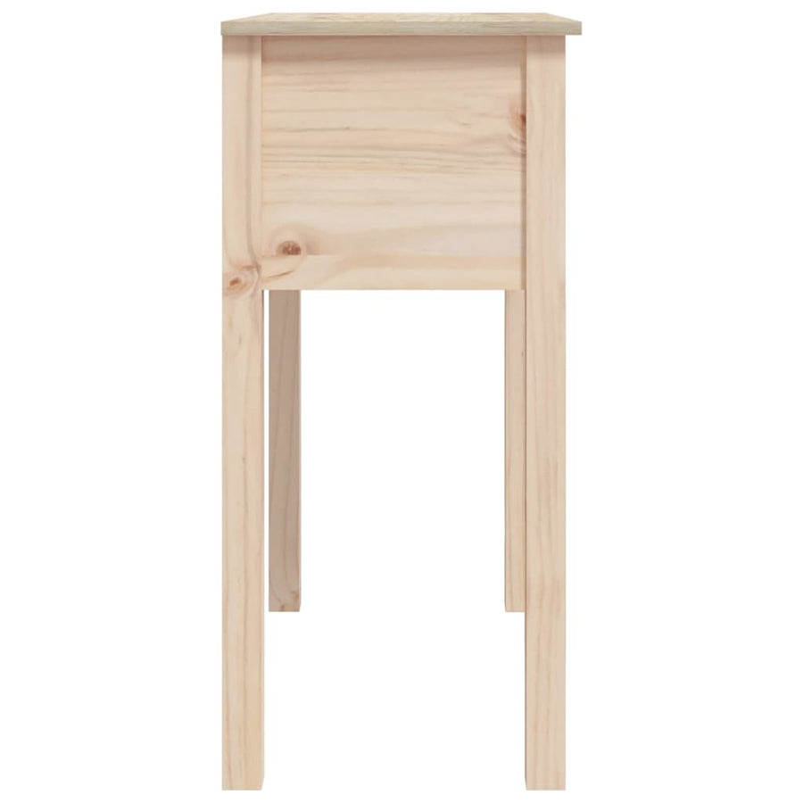 Wandtafel 70X35X75 Cm Massief Grenenhout