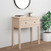 Console table 70x35x75 cm solid pine wood