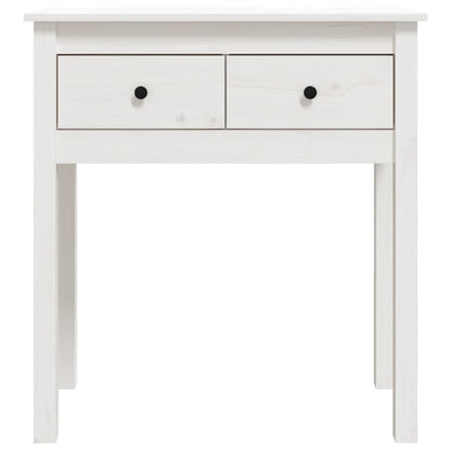 Wandtafel Massief Grenenhout 70 x 35 x 75 cm Wit