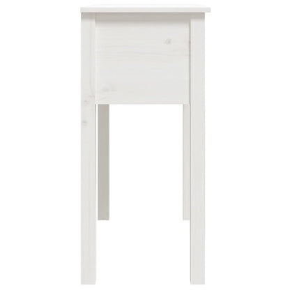 Wandtafel Massief Grenenhout 70 x 35 x 75 cm Wit