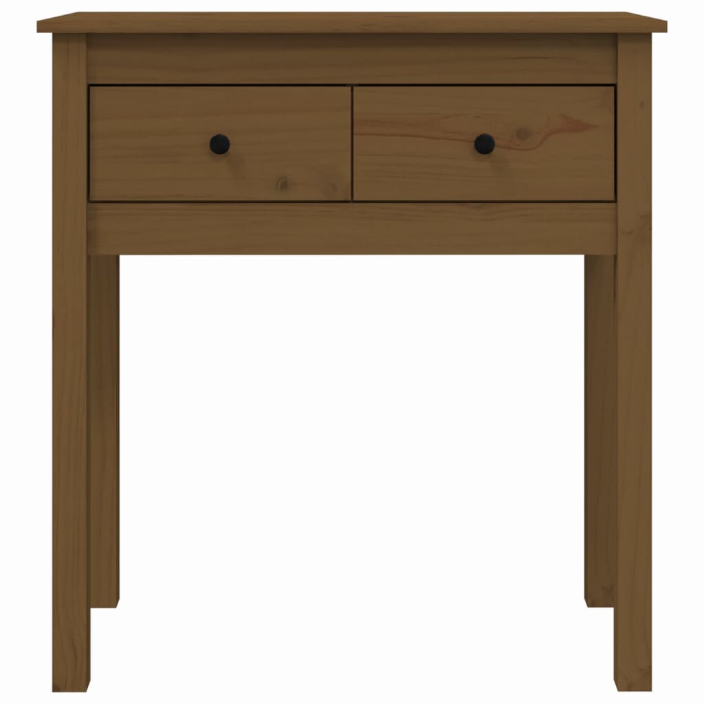 Wandtafel 70X35X75 Cm Massief Grenenhout Honingbruin