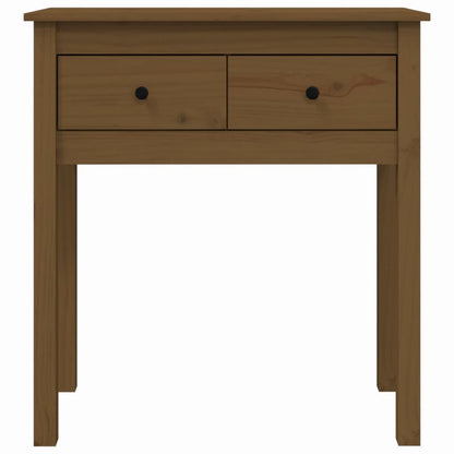 Wandtafel 70X35X75 Cm Massief Grenenhout Honingbruin