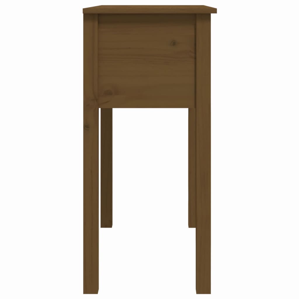 Wandtafel 70X35X75 Cm Massief Grenenhout Honingbruin