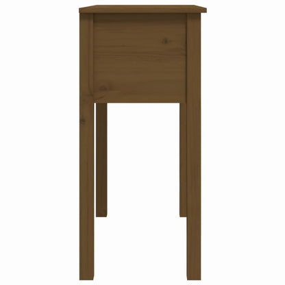 Wandtafel 70X35X75 Cm Massief Grenenhout Honingbruin