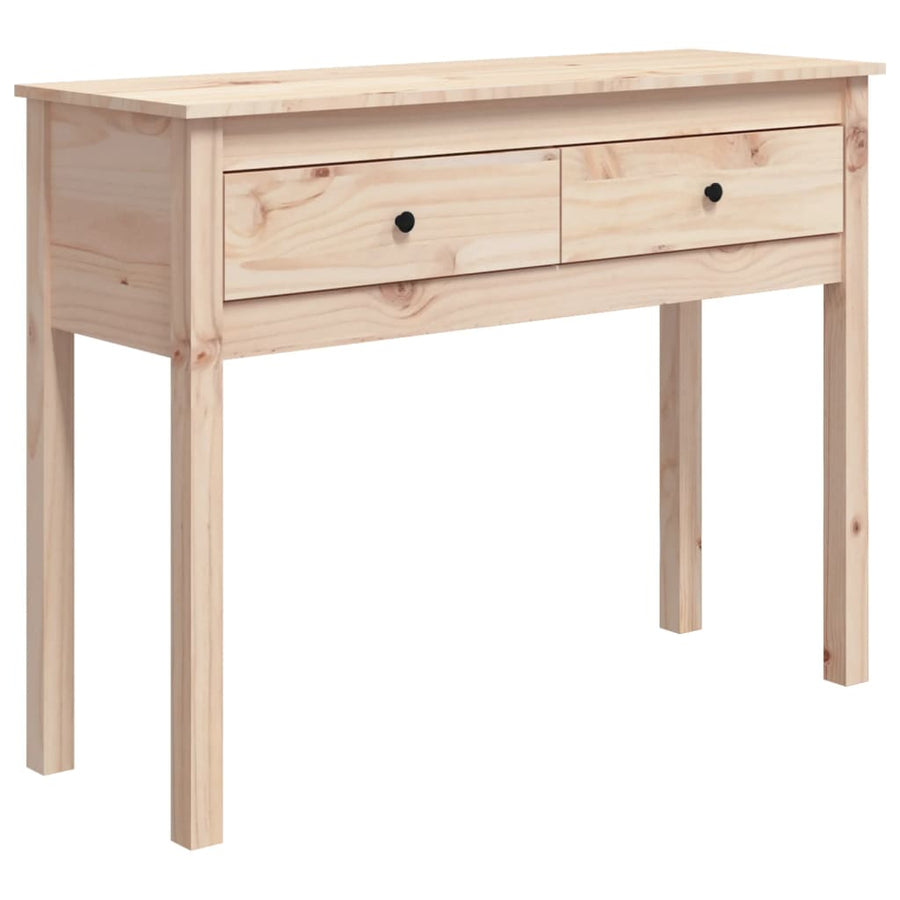 Wandtafel 100X35X75 Cm Massief Grenenhout Naturel 100 cm