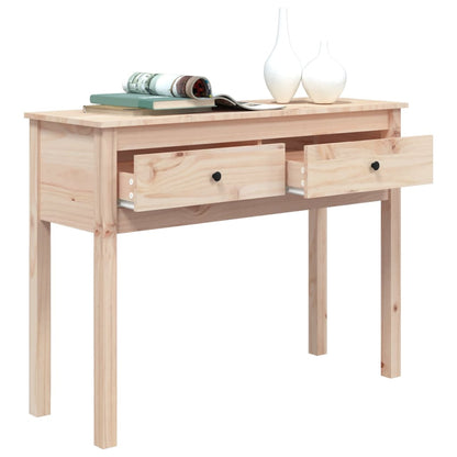 Wandtafel 100X35X75 Cm Massief Grenenhout Naturel 100 cm