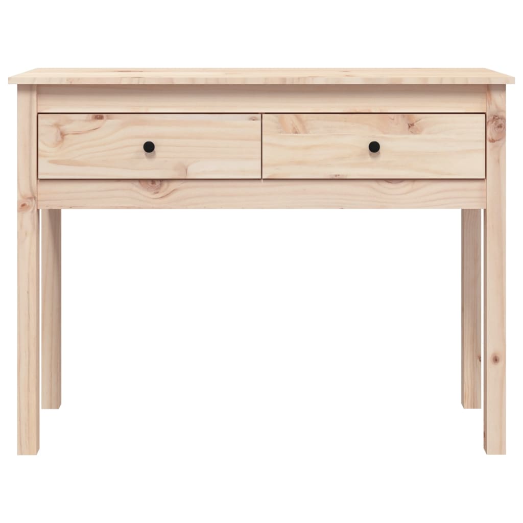 Wandtafel 100X35X75 Cm Massief Grenenhout Naturel 100 cm