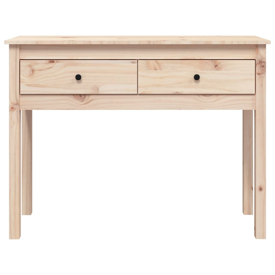 Wandtafel 100X35X75 Cm Massief Grenenhout Naturel 100 cm