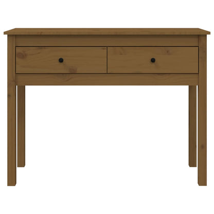 Wandtafel 100X35X75 Cm Massief Grenenhout Honingbruin