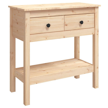 Wandtafel Massief Grenenhout 75 x 35 x 75 cm Naturel