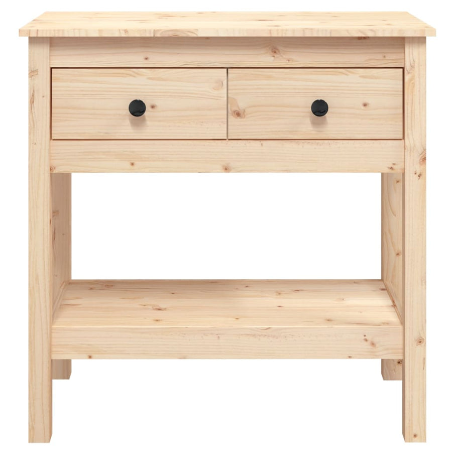 Wandtafel Massief Grenenhout 75 x 35 x 75 cm Naturel