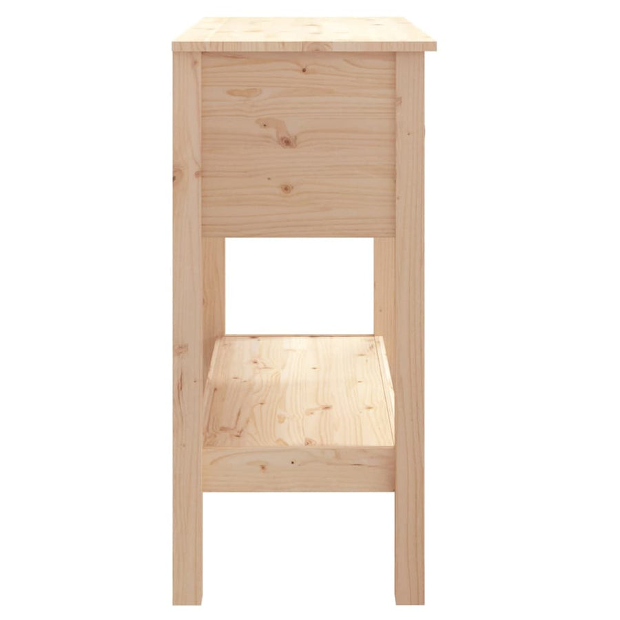 Wandtafel Massief Grenenhout 75 x 35 x 75 cm Naturel