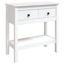 Wandtafel 75X35X75 Cm Massief Grenenhout Wit