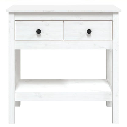 Wandtafel 75X35X75 Cm Massief Grenenhout Wit
