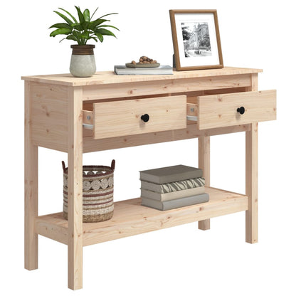 Wandtafel 100X35X75 Cm Massief Grenenhout
