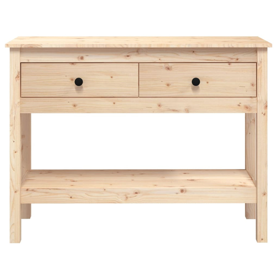 Wandtafel 100X35X75 Cm Massief Grenenhout