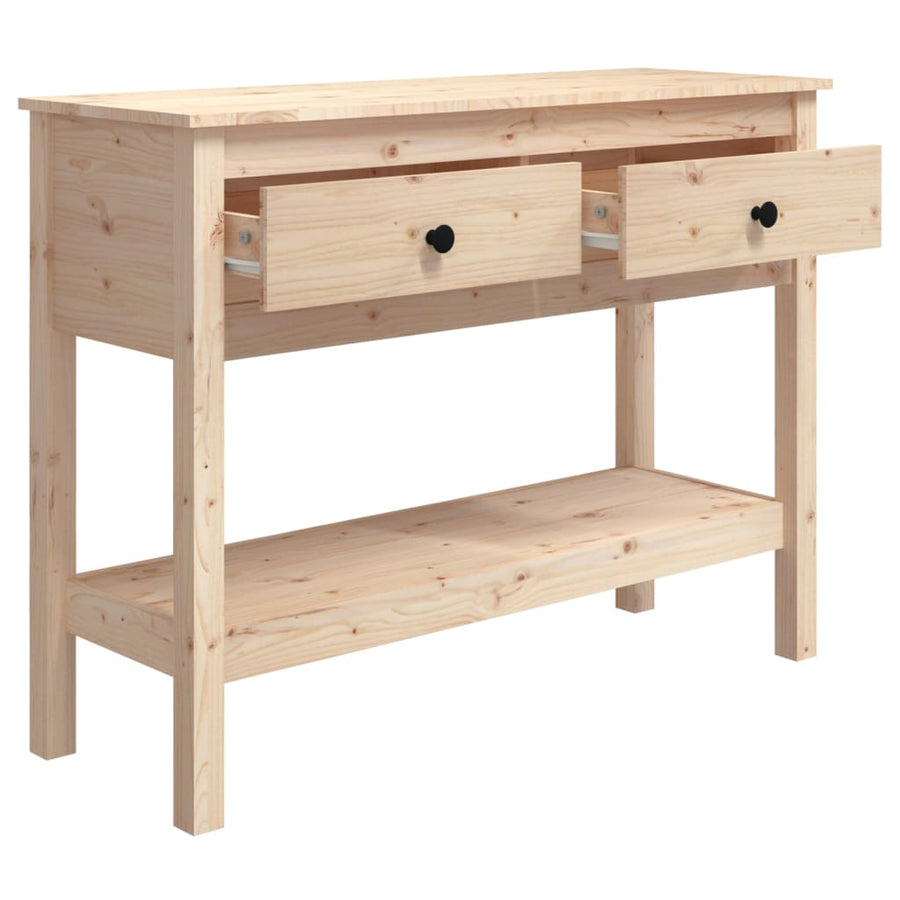 Wandtafel 100X35X75 Cm Massief Grenenhout