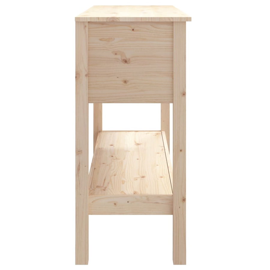 Wandtafel 100X35X75 Cm Massief Grenenhout