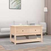 Coffee table 102x49x55 cm solid pine wood
