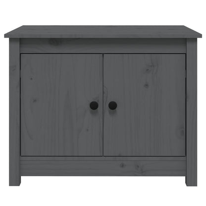 Salontafel 71X49X55 Cm Massief Grenenhout Grijs