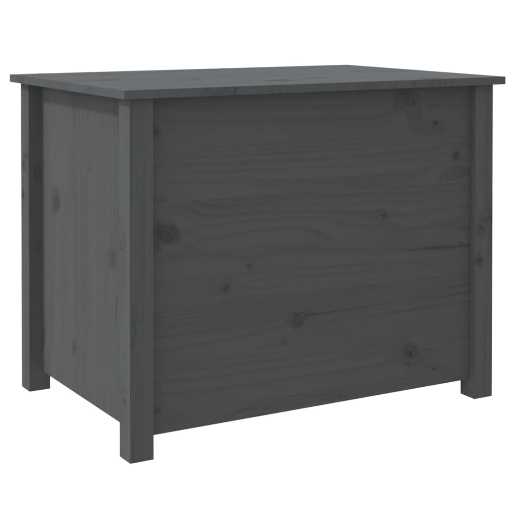 Salontafel 71X49X55 Cm Massief Grenenhout Grijs