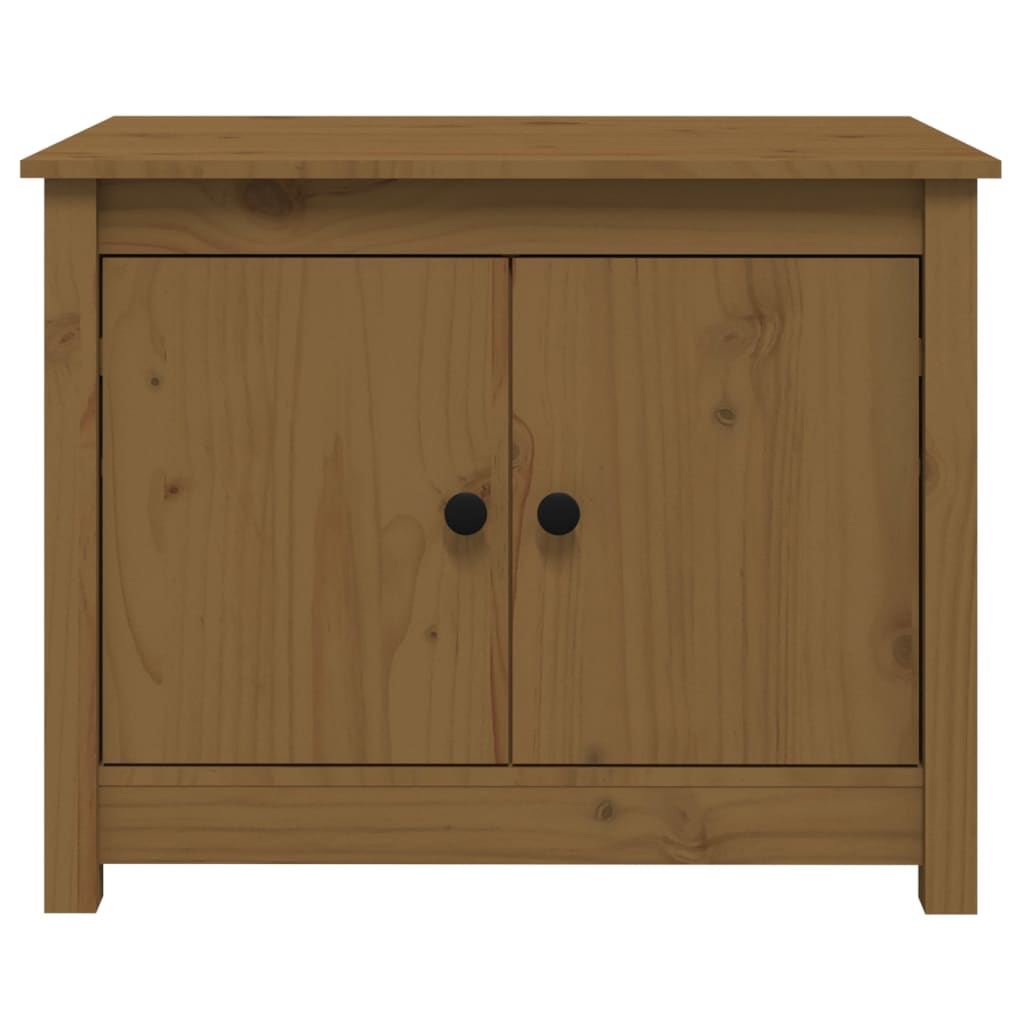 Salontafel 71X49X55 Cm Massief Grenenhout Honingbruin