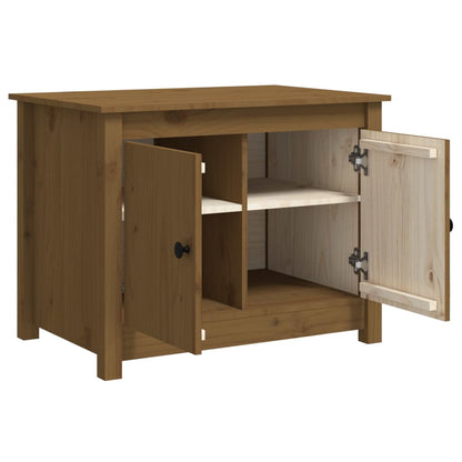 Salontafel 71X49X55 Cm Massief Grenenhout Honingbruin