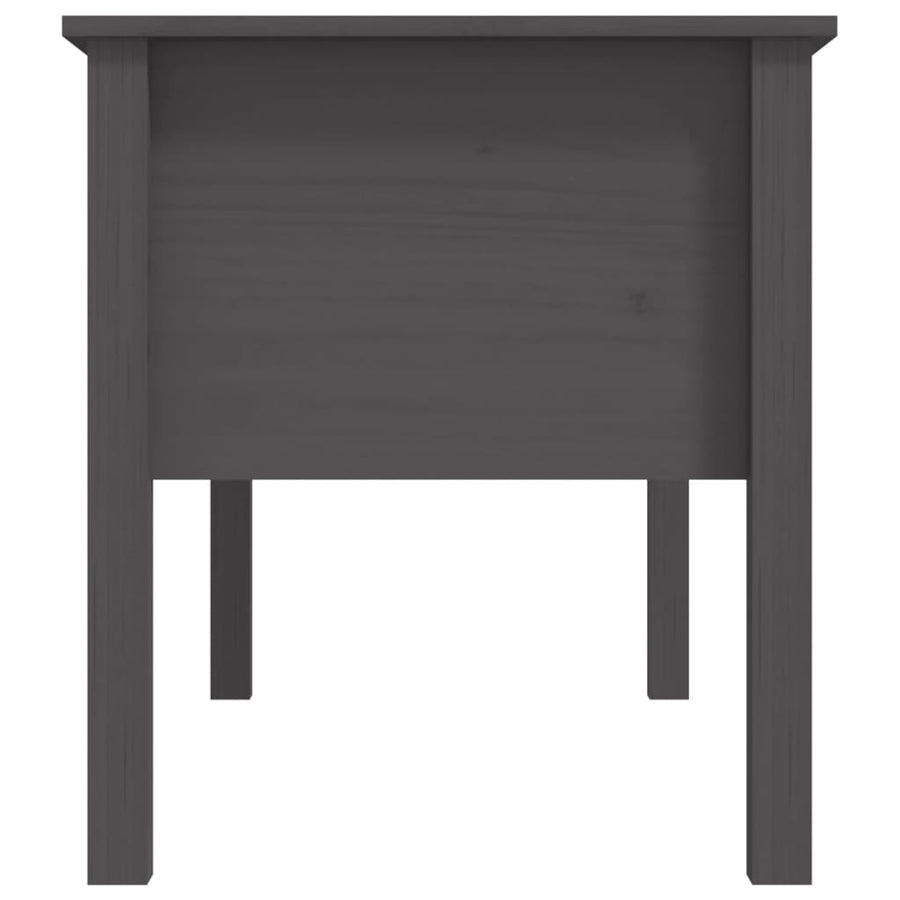 Salontafel 02X49X55 Cm Massief Grenenhout Grijs