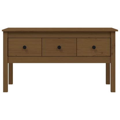 Salontafel 102X49X55 Cm Massief Grenenhout Honingbruin