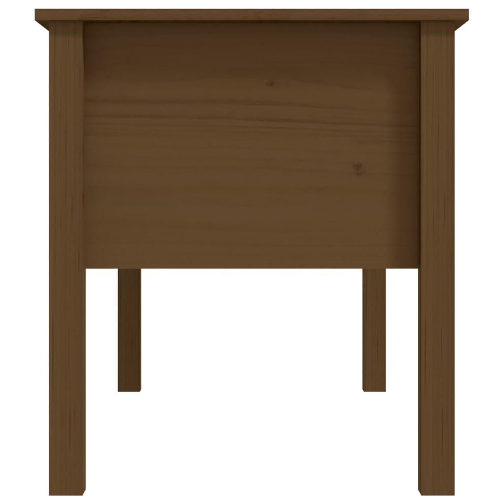 Salontafel 102X49X55 Cm Massief Grenenhout Honingbruin